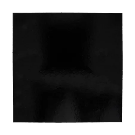 BASE POUR GÂTEAU DEUX FACES  950 G/M2 24x24 CM OR/NOIR CARTON (50 UNITÉ)