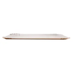 PLATEAUX CATERING  1100 G/M2 19x28 CM ARGENT/OR CARTON (100 UNITÉ)