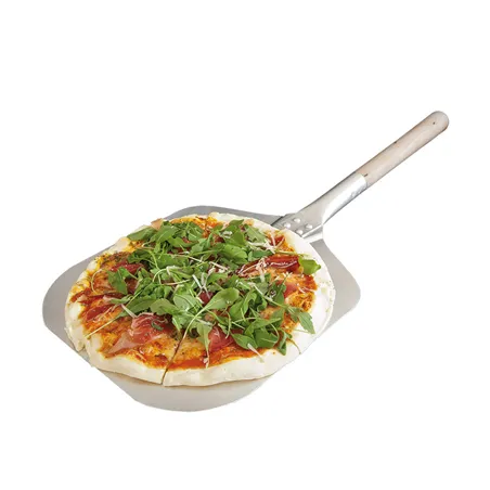 PELLE PIZZA BORDURES AIGUISÉES   30,5x35,6x69 CM ARGENTE ALUMINIUM (1 UNITÉ)