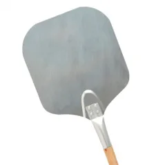 PELLE PIZZA BORDURES AIGUISÉES 40,6x45,7x100 CM ARGENTE ALUMINIUM (1 UNITÉ)