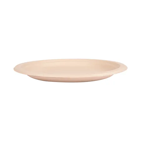 ASSIETTES BIONIC  Ø 23x2 CM NATUREL BAGASSE (1000 UNITÉ)