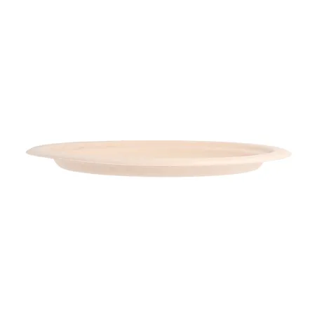 ASSIETTES OVALES BIONIC  26,3x19,9x2 CM NATUREL BAGASSE (800 UNITÉ)