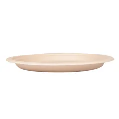 ASSIETTES BIONIC  Ø 30x2,5 CM NATUREL BAGASSE (200 UNITÉ)