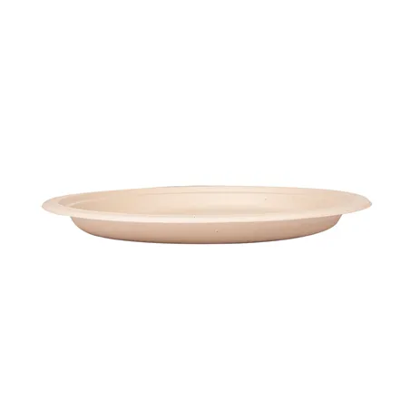 ASSIETTES BIONIC  Ø 30x2,5 CM NATUREL BAGASSE (200 UNITÉ)