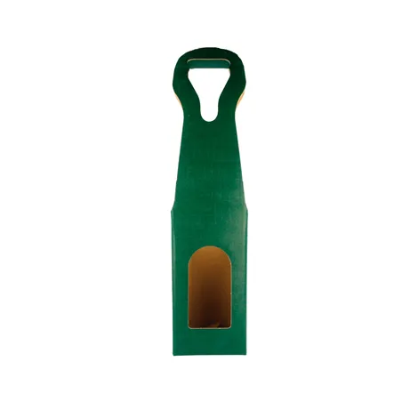 100 U. BOITE 1 BOUTEILLE  9x9x41 CM VERT CARTON (100 UNITÉ)