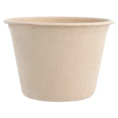 POTS BIONIC 140 ML Ø 7,7x5,3 CM NATUREL BAGASSE (1000 UNITÉ)