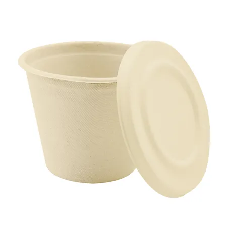 COUVERCLE POUR CODE 150.19 BIONIC  Ø 11x0,8 CM NATUREL BAGASSE (600 UNITÉ)