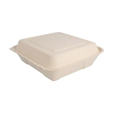 COQUILLES "L" BIONIC 1300 ML 22,5x22,5x7,5 CM NATUREL BAGASSE (200 UNITÉ)