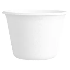 POTS BIONIC 140 ML Ø 7,7x5,3 CM BLANC BAGASSE (1000 UNITÉ)