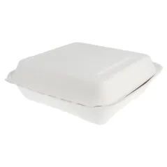 COQUILLES "L" BIONIC 1300 ML 22,5x22,5x7,5 CM BLANC BAGASSE (200 UNITÉ)