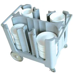 CONTENEUR ASSIETTES AVEC ROUES