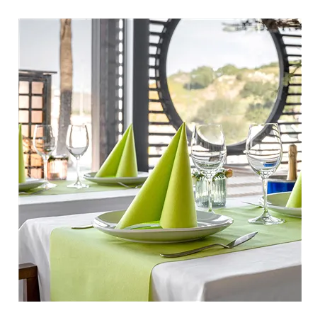 SERVIETTES  55 G/M2 40x40 CM KIWI AIRLAID (700 UNITÉ)