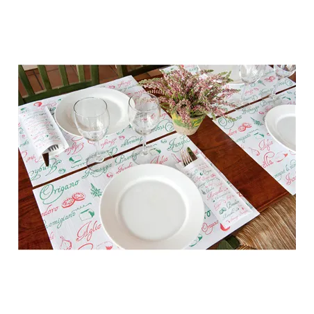 SETS DE TABLE 'PIZZA' 48 G/M2 31x43 CM BLANC CELLULOSE (2000 UNITÉ)