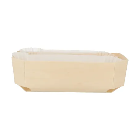 400 U. CORNETS + MOULES EN SILICONE WOOD 400 ML 14x9x4,5 CM NATUREL BOIS (400 UNITÉ)