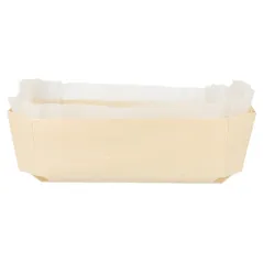 100 U. CORNETS + MOULES EN SILICONE WOOD 1450 ML 23x13x7 CM NATUREL BOIS (100 UNITÉ)