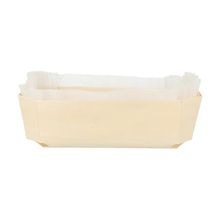 100 U. CORNETS + MOULES EN SILICONE WOOD 1450 ML 23x13x7 CM NATUREL BOIS (100 UNITÉ)