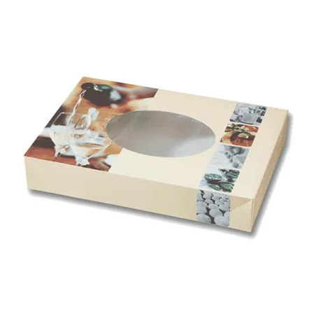 50 U. BOÎTES CATERING AVEC FENÊTRE