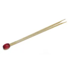 PIQUES DOUBLE POINTE "BOULE ROUGE"