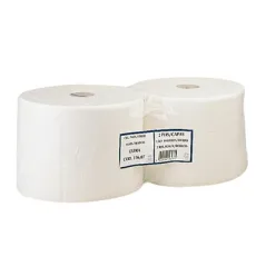 CHIFFONS 2 COUCHES - 900 FEUILLES  19 G/M2 Ø26x26 CM BLANC OUATE (2 UNITÉ)