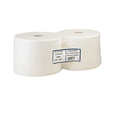 CHIFFONS 2 PLIES - 1350 FEUILLES  19 G/M2 Ø34x26 CM BLANC OUATE (2 UNITÉ)