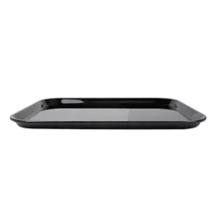 PLATEAU POUR COUPOLE 35,7x46 CM NOIR POLYCARBONATE (1 UNITÉ)