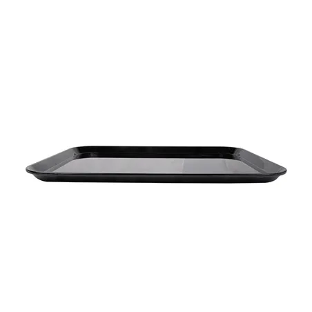 PLATEAU POUR COUPOLE   38x51 CM NOIR POLYCARBONATE (1 UNITÉ)