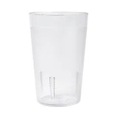GOBELETS EMPILABLES 230 ML Ø 6,7/5,1x10,2 CM TRANSPARENT POLYCARBONATE (36 UNITÉ)
