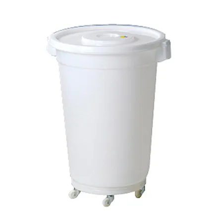CONTENEUR BLANC AVEC COUVERCLE