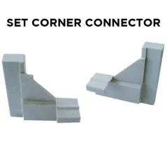 SET 2 CONNECTEURS D'ANGLE