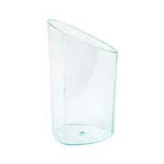 EMBALLAGES APÉRITIF CYLINDRE 90 ml 4,7x4,7x8,1 CM VERT D'EAU PS (600 UNITÉ)