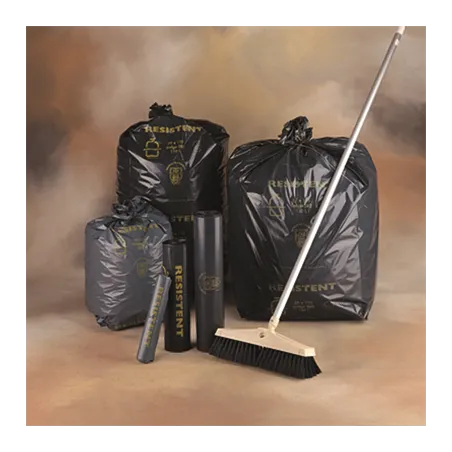10 U. SACS POUBELLE  130 L 70µ 88x115 CM NOIR LDPE (10 UNITÉ)
