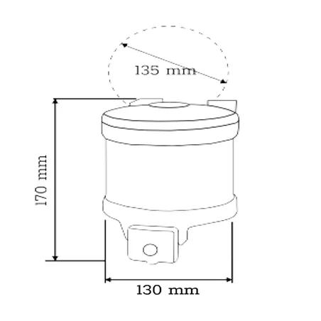 DISTRIBUTEUR SAVON 1 L.   13,5x13x17 CM ABS (1 UNITÉ)