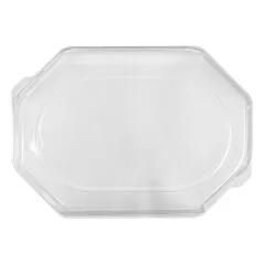 COUVERCLES POUR RÉF. 158.85   35x25 CM TRANSPARENT RPET (50 UNITÉ)