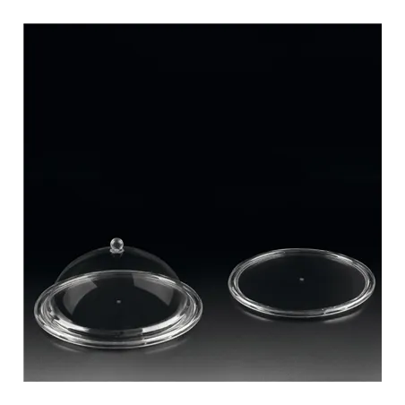 COUPOLE RONDE   Ø 30,5x15 CM TRANSPARENT POLYCARBONATE (1 UNITÉ)