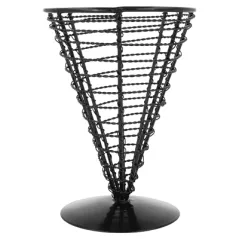 BASKET ARTINOX  Ø 12,8x18 CM NOIR ACIER (1 UNITÉ)