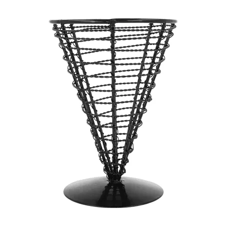 BASKET ARTINOX  Ø 12,8x18 CM NOIR ACIER (1 UNITÉ)