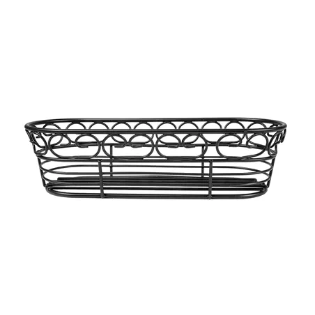 CORBEILLES ALLONGÉES ARTINOX  22,8x9,3x6,4 CM NOIR ACIER (1 UNITÉ)