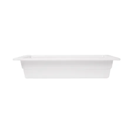 BACS GN 1/3   32,5 x 17,5 x 6,5 (h) CM BLANC MÉLAMINE (6 UNITÉ)