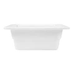BACS GN 1/6   6,5 (h) CM BLANC MÉLAMINE (6 UNITÉ)