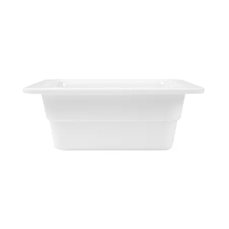 BACS GN 1/6   6,5 (h) CM BLANC MÉLAMINE (6 UNITÉ)