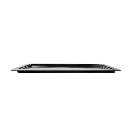 BACS GN 1/1   53 x 32,5 x 2 (h) CM NOIR MÉLAMINE (6 UNITÉ)