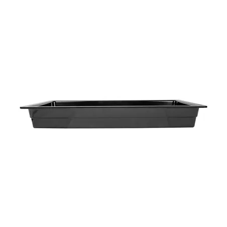 BACS GN 1/1   53 x 32 x 6,5 (h) CM NOIR MÉLAMINE (3 UNITÉ)