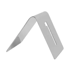 NUMÉROS DE TABLE DU 1 AU 25   7,5x5,5 CM ARGENTE INOX (1 UNITÉ)