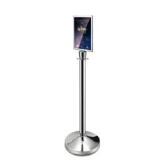 PANNEAU DIN-A4 POUR 162.92/94   ARGENTE INOX (1 UNITÉ)