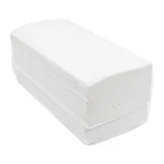 SERVIETTES « ZIGZAG » ECOLABEL 2 COUCHES  37 G/M2 22,5x21 CM BLANC OUATE (4000 UNITÉ)