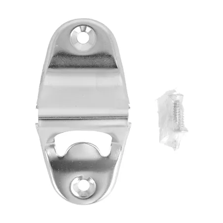 DÉCAPSULEUR MURAL   10 CM ARGENTE ACIER (1 UNITÉ)