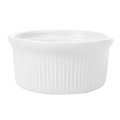 RAMEQUINS AKALA 120 ML Ø 7,8x3,7 CM BLANC PORCELAINE (12 UNITÉ)