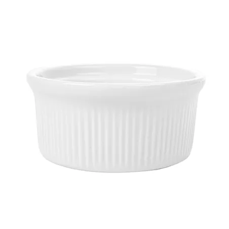RAMEQUINS AKALA 120 ML Ø 7,8x3,7 CM BLANC PORCELAINE (12 UNITÉ)