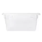 BAC ALIMENTAIRE 18 L 45,6x30,2x22,9 CM TRANSPARENT POLYCARBONATE (1 UNITÉ) BAC ALIMENTAIRE