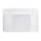 BAC ALIMENTAIRE 18 L 45,6x30,2x22,9 CM TRANSPARENT POLYCARBONATE (1 UNITÉ) BAC ALIMENTAIRE